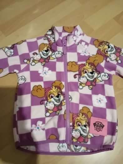 Paw Patrol Full Zip Fleece Top 1.5-2 yrs