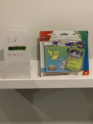 Pokemon 30th Celebration Tech Sticker Collection - Sealed