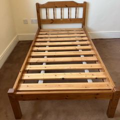single bed with deep mattress
