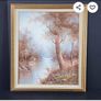 Original vintage 1960's oil painting by artist Irene Cafieri Image 5