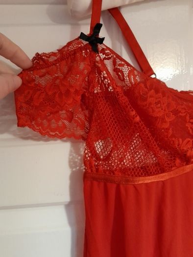 Hunkemoller lace/mesh babydoll