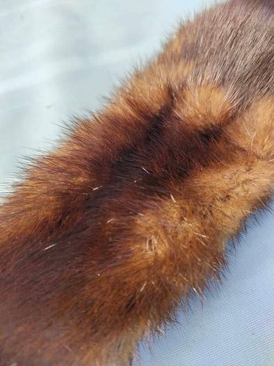 Barnardo's double pelt mink stole