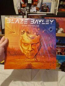 Blaze Bayley War Within Me Signed Record - Iron Maiden