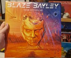 Blaze Bayley War Within Me Signed Record - Iron Maiden