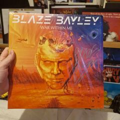 Blaze Bayley War Within Me Signed Record - Iron Maiden