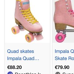 Impala Roller Skates Pink