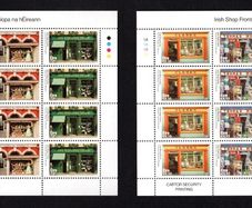 2016 Ireland Irish Shop Fronts Commemorative Stamp Sheetlet Plate 1A1A1A1A Mint Never Hinged (MNH)