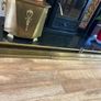 Antique solid brass fire surround Image 2