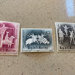 San Marino 1963 Stamps Set of 3