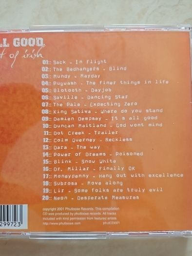 It's All Good CD - The Best Of Irish