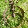 Antique Brass Ceiling Lamp 21" Image 7