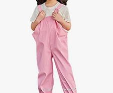 Brand New Lulipa Waterproof, Wind Proof Outdoor Dunagrees Fleece Lined Adjustable Straps With Reflective Strips Mud Jumpsuit - Size - 3-4 Years