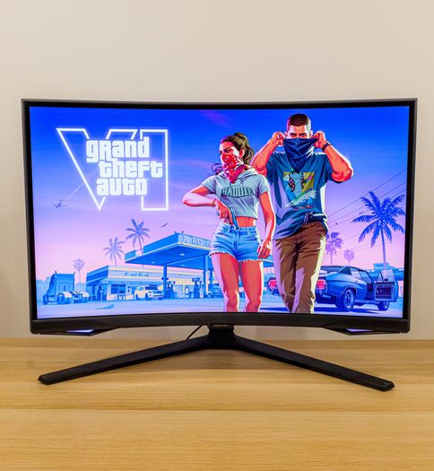 Samsung Odyssey G6, 27" Curved Gaming Monitor, QHD 2560x1440, 240hz