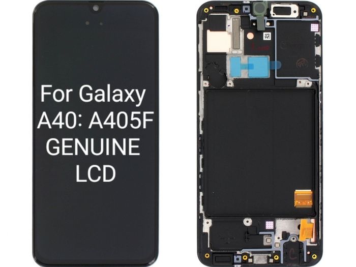 Samsung Galaxy A40 (a405f/ds) Display, Black, Gh82-19672a;gh82-19674a