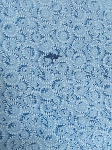 PRICE DROP, "FYNCH HATTON",Super soft Print, Size Large men's short sleeve shirt,