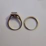 9ct gold, 0.40ct Diamond ring set Image 5