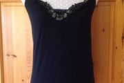 Size 10 Black Strappy Top
