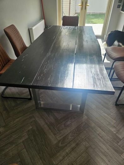 Walnut Kitchen Table 220cm