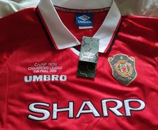New Umbro Man Utd 1999 Champions League Jersey