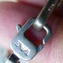 Vintage Armani Sterling Silver 925 hallmarked bracelet with cross charm by designer Emporio Armani length 8,5" - 26g Image 2