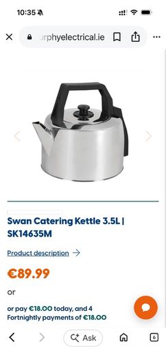 Cathering kettle