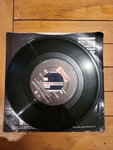 INXS Baby Dont Cry 7 inch single