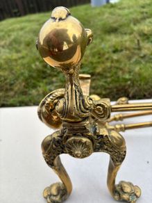 Brass Fire side set