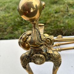 Brass Fire side set
