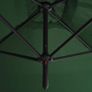 Double Parasol with Steel Pole Green 600x300 cm Image 3