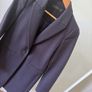 3/4 length navy Zara coat Image 2