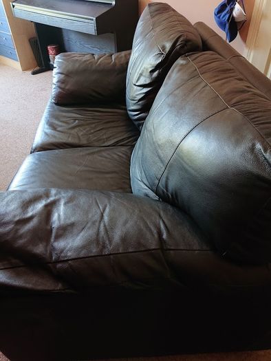 Leather couch