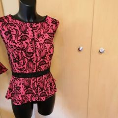 Women's Top Lace Scuba Nwot Size 16