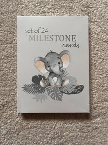 Baby milestone cards