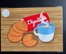 Digestive Biscuits A4 size Art Print, wall art