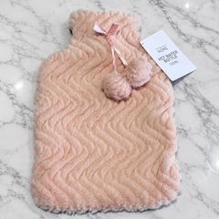 New Primark Home Blush Pink Fluffy Faux Fur Hot Water Bottle