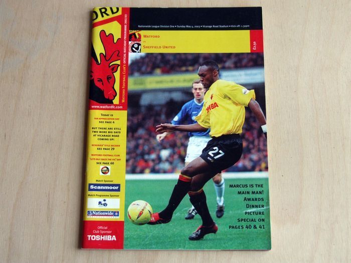 Watford Football Club programmes