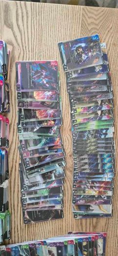 Gundam TCG cards and assemble kits