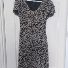Oasis leopard print dress