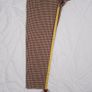 Ann Taylor LOFT Brown Green Checked Plaid Straight Leg Trousers 8UK/36EU Image 10