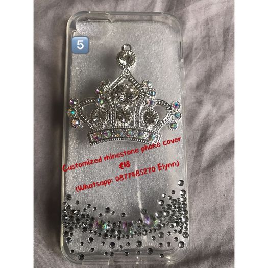 Bling bling customized phone cover (any model)