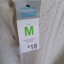 New Ladies Pointelle Knit Cardigan Size Medium Image 4