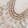 Silver Necklace with Beads Image 3