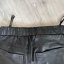 Peacocks Faux leather black slim fit trousers UK10 Image 5