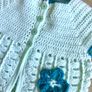 Baby girls Hand made top, 6-9m approx new Image 2