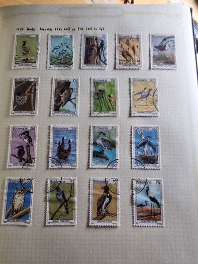 Stamp album 153 Botswana, Lesotho