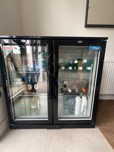 Unifrost Double Door Back Bar Cooler Drinks Fridge Pristine Condition