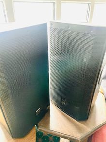 Pair of Electro-Voice EV ZLX-12P-G2 Powered Speakers with Padded Covers - As New