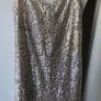 Zara silver sequin midi dress size S Image 6