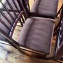 6 vintage mid century dining/ kitchen chairs . Teak Image 3