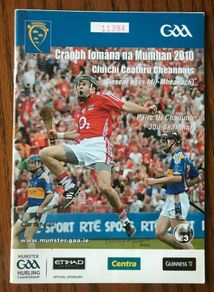 2010 Cork v Tipperary - GAA Munster Hurling Quarter Final Programme